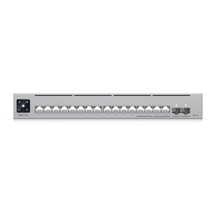 Ubiquiti Pro Max 16 L3 Switch Ethernet 2.5G 16 Puertos Montaje en Rack 84 Gbit/s Gris 1