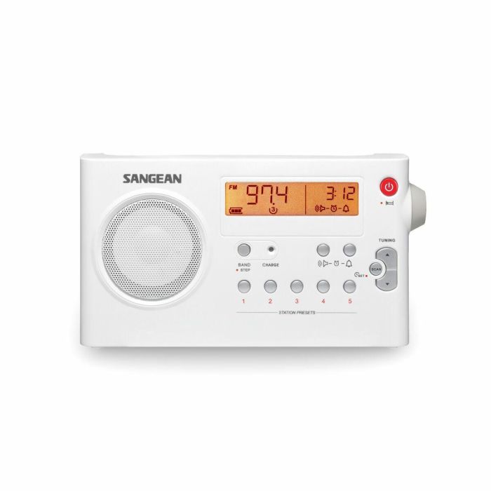 Radio Portátil Digital Sangean PR-D7 Blanco 9 Radio Portátil Digital Sangean PR-D7 Blanco 9