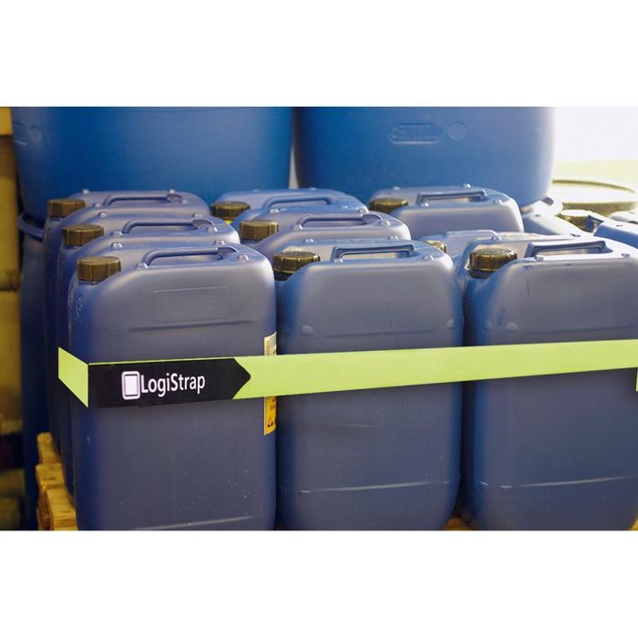 Correa logistrap, amarilla, pack 2 unidades, 50mm x 4m 2 Correa logistrap, amarilla, pack 2 unidades, 50mm x 4m 2