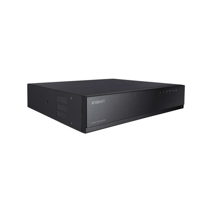 Hanwha Grabador de vídeo DVR 16 canales 5en1 HDMI/VGA H.265 coaxial 8HDD Wisenet 1