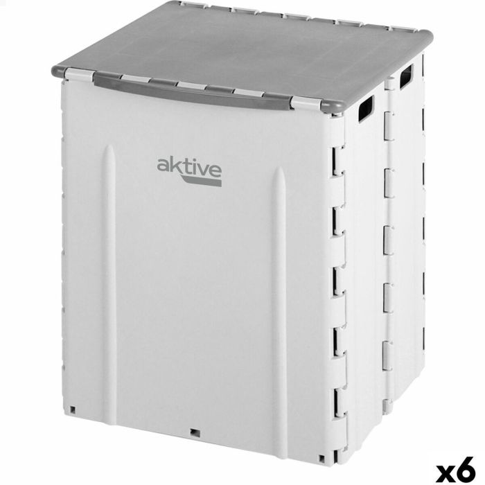 Cubo de basura Aktive Polipropileno TPR 31 x 38 x 27 cm (6 Unidades) Cubo de basura Aktive Polipropileno TPR 31 x 38 x 27 cm (6 Unidades)