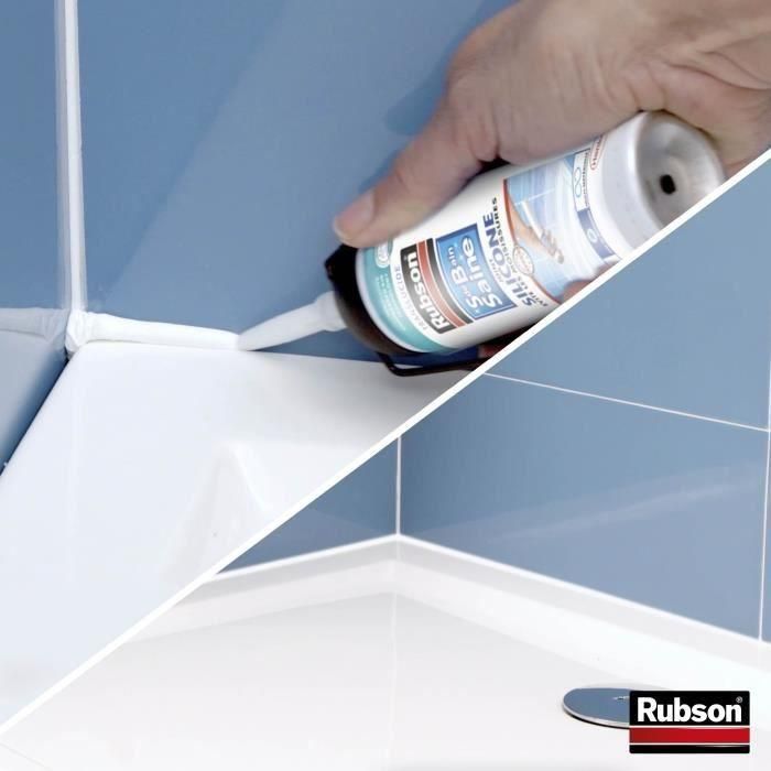 Sellador sanitario - RUBSON - 2716027 - Junta - Fácil - Baño saludable - Sellador - Translúcido - 200ml 2 Sellador sanitario - RUBSON - 2716027 - Junta - Fácil - Baño saludable - Sellador - Translúcido - 200ml 2