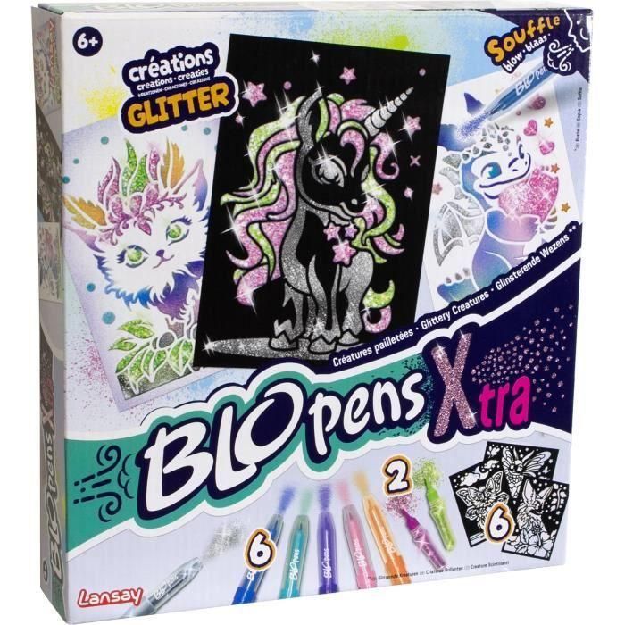 Blopens - LANSAY - Criaturas brillantes - 6 plantillas - A partir de 6 años 2 Blopens - LANSAY - Criaturas brillantes - 6 plantillas - A partir de 6 años 2
