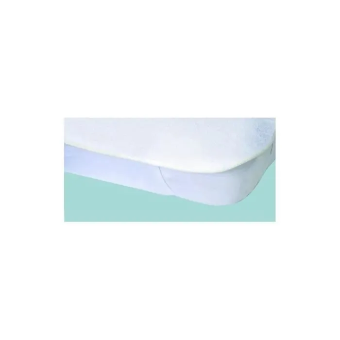 Alese Protector de Colchón Impermeable Elástico Terry 100% Algodón Blanco 140x190 cm 1
