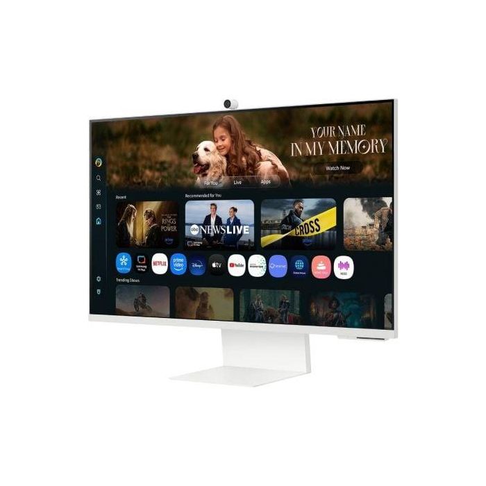 Smart Monitor Samsung M8 M80F S32FM801UU 32"/ 4K/ Multimedia/ Regulable en altura/ Smart TV/ Webcam/ Blanco 1 Smart Monitor Samsung M8 M80F S32FM801UU 32"/ 4K/ Multimedia/ Regulable en altura/ Smart TV/ Webcam/ Blanco 1