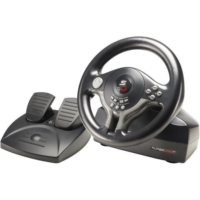 Subsonic Volante de Conducción Universal Cableado con Pedales y Paletas 180° Compatible Switch, PS4, Xbox One, PC 0 Subsonic Volante de Conducción Universal Cableado con Pedales y Paletas 180° Compatible Switch, PS4, Xbox One, PC 0