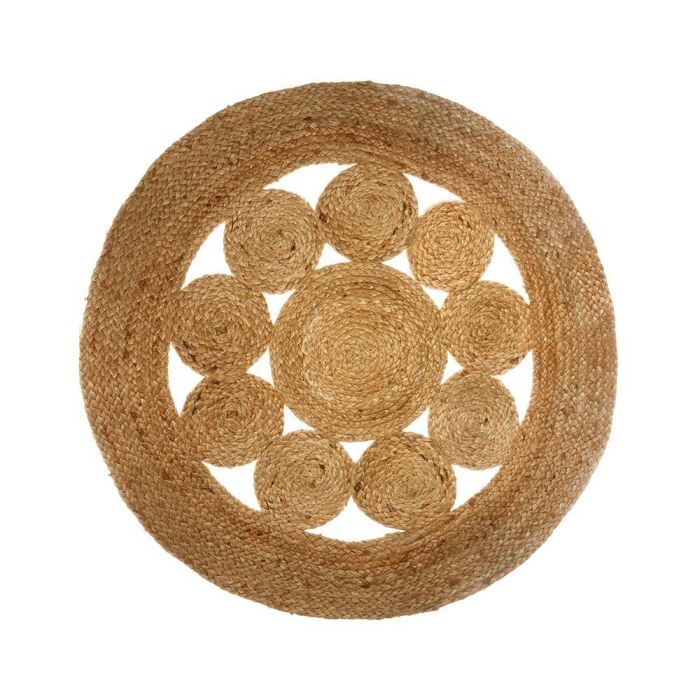 Atmosphera Alfombra de Yute Calada Ø80cm - Natural 0 Atmosphera Alfombra de Yute Calada Ø80cm - Natural 0
