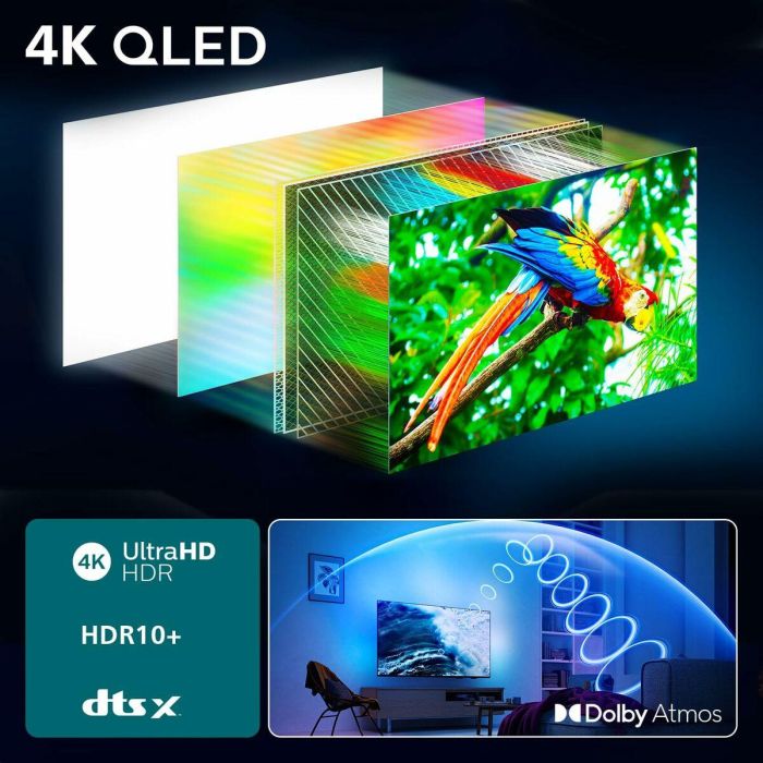 Smart TV Philips 75PUS8510/12 4K Ultra HD 75" LED HDR QLED 12 Smart TV Philips 75PUS8510/12 4K Ultra HD 75" LED HDR QLED 12