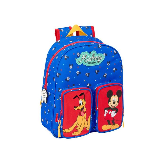 Mochila Safta Infantil Bolsillos Adaptable A Carro Mickey Mouse Good Day 340x280x100 mm Mochila Safta Infantil Bolsillos Adaptable A Carro Mickey Mouse Good Day 340x280x100 mm