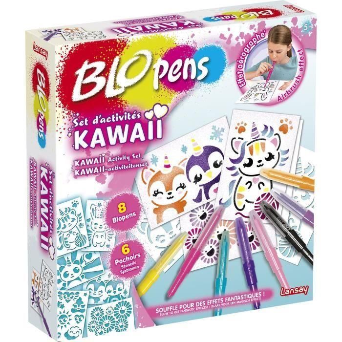 Caja de Actividades para Colorear Lansay BLOPENS KAWAII Multicolor 1 Caja de Actividades para Colorear Lansay BLOPENS KAWAII Multicolor 1
