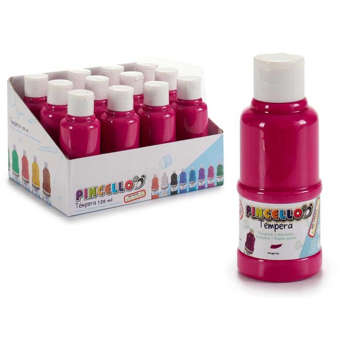 Pintura Tempera Magenta 120 ml - Pincello (36 Unidades) Pintura Tempera Magenta 120 ml - Pincello (36 Unidades)