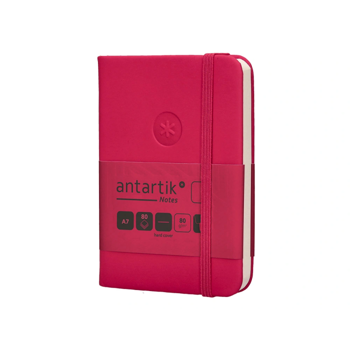 Antartik Cuaderno A7 Tapa Dura Burdeos Hojas Lisas 80 Hojas 80gr FSC 3