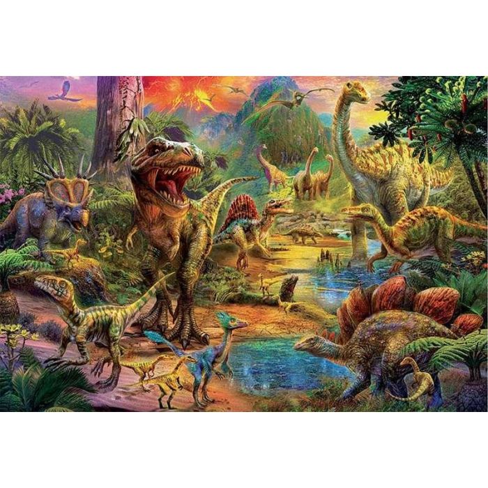 Puzzle 1000 piezas tierra de dinosaurios 8 Puzzle 1000 piezas tierra de dinosaurios 8