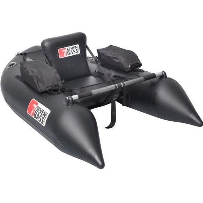 Siete Bass Float Tube Siete Bass - Línea híbrida - Armada - Negro