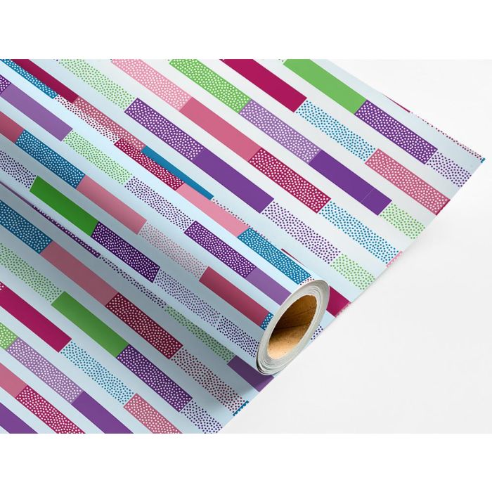 Papel De Regalo Liderpapel Todo Año Rollo Ancho 70 cm Longitud 2 Mt Gramaje 60 gr Diseños Surtidos C-2024 50 unidades 11