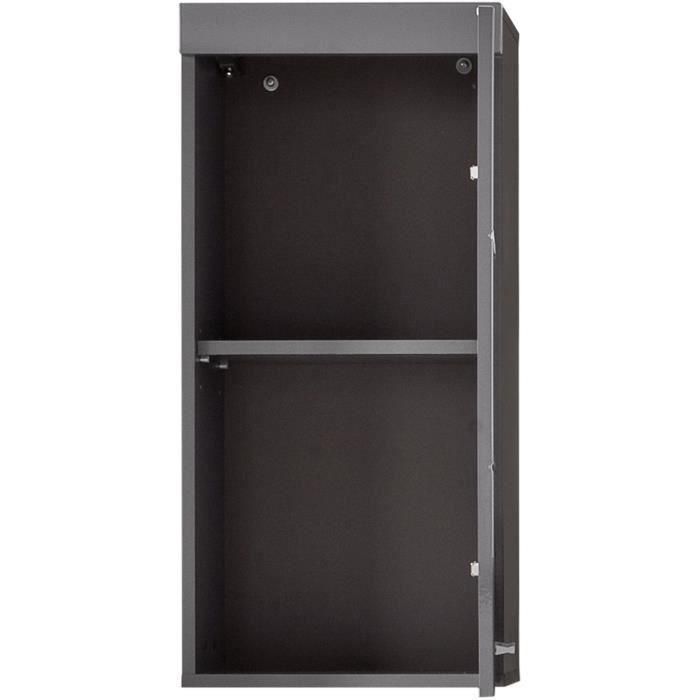 Mueble de baño alto AMANDA - 1 puerta - Gris - TRENDTEAM 2 Mueble de baño alto AMANDA - 1 puerta - Gris - TRENDTEAM 2