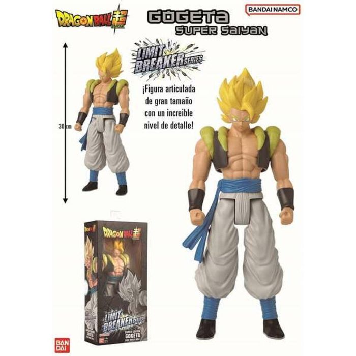 Bandai BAN3296580367580 Figura gigante Dragon Ball Limit Breaker Super Saiyan Gogeta para coleccionistas 12