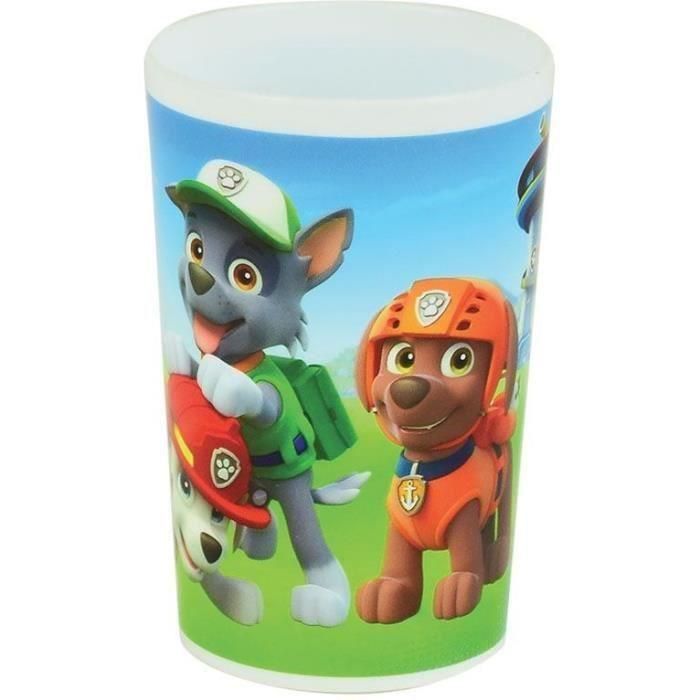 Vajilla - FUN HOUSE - PAW PATROL - Vaso, 2 platos hondos Ø16 cm, cubiertos, botella de agua, vaso y taza 2 Vajilla - FUN HOUSE - PAW PATROL - Vaso, 2 platos hondos Ø16 cm, cubiertos, botella de agua, vaso y taza 2
