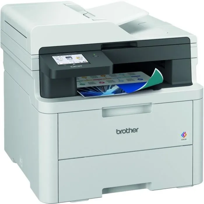 Brother DCP-L3560CDW Impresora Multifunción Láser Color WiFi Dúplex Blanca 26ppm 8.8cm Pantalla Táctil ADF 50 Hojas 250 Bandeja 1