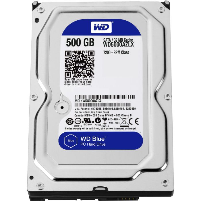Western Digital WD Blue Disco Duro Interno HDD 500GB 3.5" SATA 6Gb/s 7200 RPM 32MB Cache, optimizado para PCs de Sobremesa 6 Western Digital WD Blue Disco Duro Interno HDD 500GB 3.5" SATA 6Gb/s 7200 RPM 32MB Cache, optimizado para PCs de Sobremesa 6