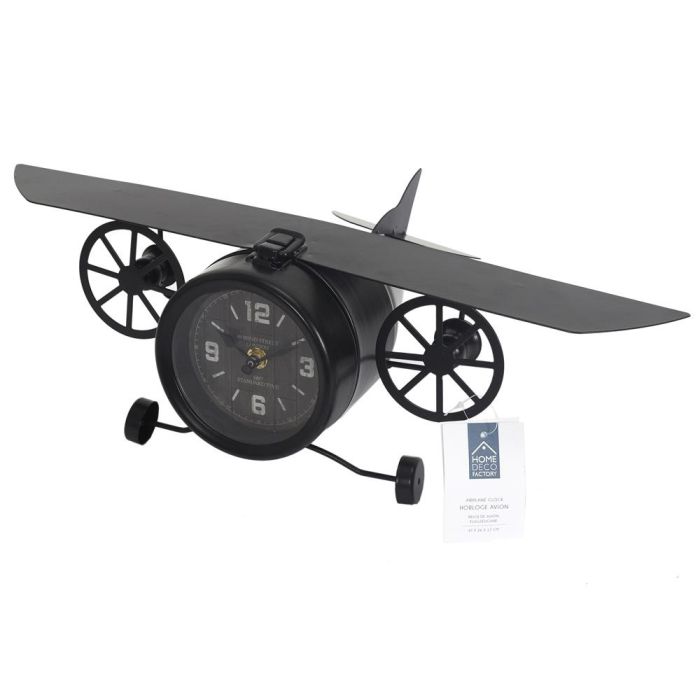 Home Deco Factory Reloj Sobremesa Avión Vintage Industriel Metal 4 Home Deco Factory Reloj Sobremesa Avión Vintage Industriel Metal 4