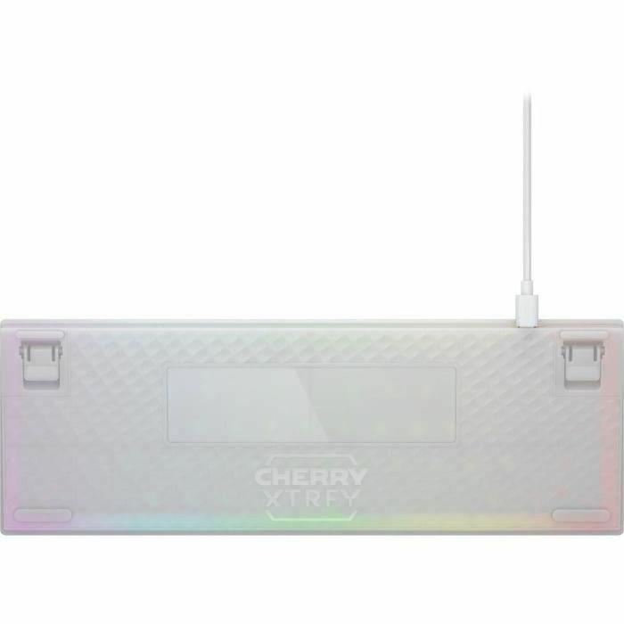 Cherry XTR1731630682427 Teclado Mecánico Compacto para Juegos, Formato 65%, Blanco