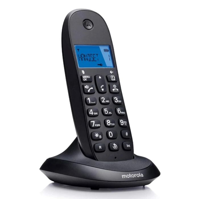 Motorola C1001 CB+ Teléfono Fijo Inalámbrico DECT, Pantalla LCD Iluminada, Teclado 21 Teclas, Negro Motorola C1001 CB+ Teléfono Fijo Inalámbrico DECT, Pantalla LCD Iluminada, Teclado 21 Teclas, Negro