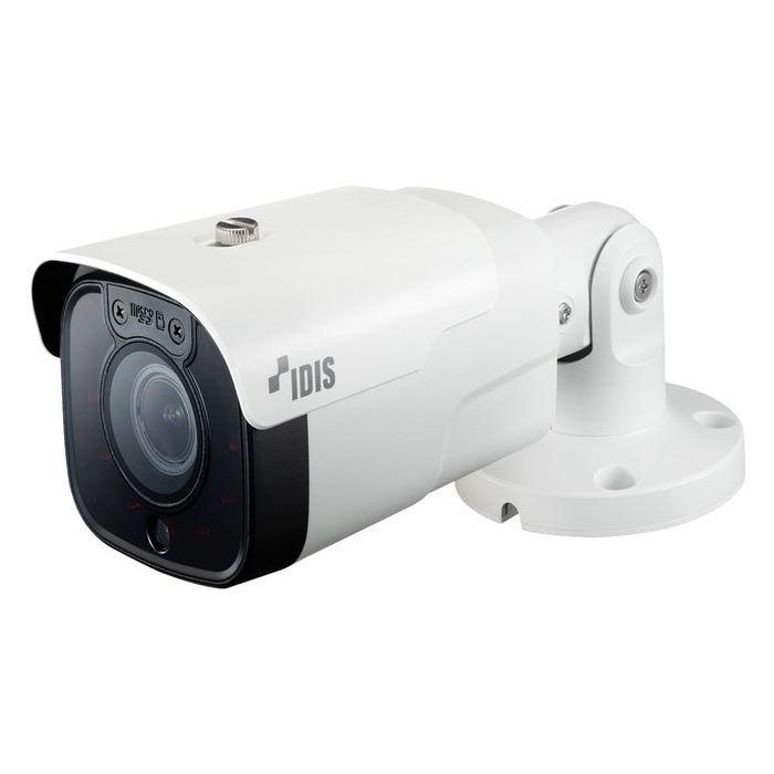 Idis Camara IP bullet 5M 3.0-13.5mm antivandálica WDR IR30 IK10 IP67 12V/PoE. Audio, alarma, calefactor, NDAA Idis Camara IP bullet 5M 3.0-13.5mm antivandálica WDR IR30 IK10 IP67 12V/PoE. Audio, alarma, calefactor, NDAA