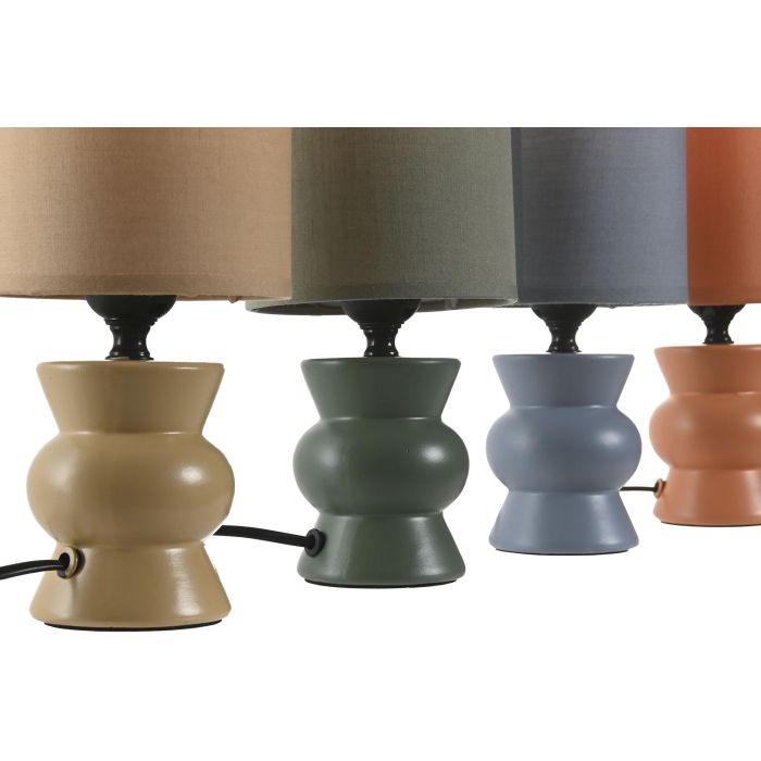 Lampara Sobremesa Urban DKD Home Decor Terracota Beige 12 x 25 x 12 cm (12 Unidades) 2 Lampara Sobremesa Urban DKD Home Decor Terracota Beige 12 x 25 x 12 cm (12 Unidades) 2