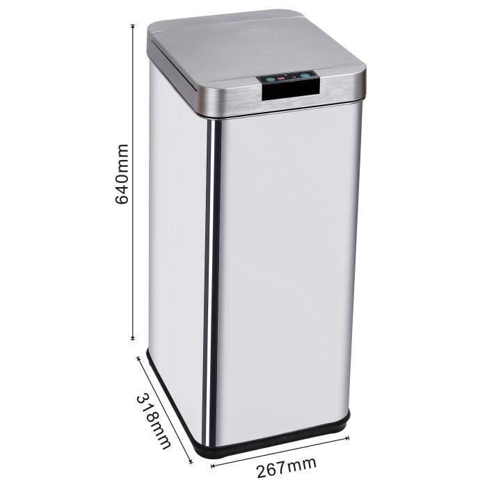 Bote de basura automático KITCHEN MOVE PARKSIDE - 50L - Acero inoxidable con fleje 2 Bote de basura automático KITCHEN MOVE PARKSIDE - 50L - Acero inoxidable con fleje 2