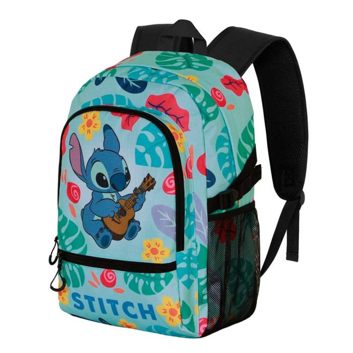 Mochila Fight FAN 2.2 Guitar Disney Lilo y Stitch Verde