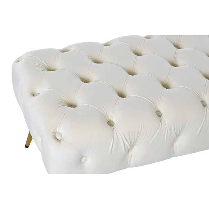 Descalzadora Glam DKD Home Decor Crema Dorado 46 x 42 x 103 cm 1 Descalzadora Glam DKD Home Decor Crema Dorado 46 x 42 x 103 cm 1