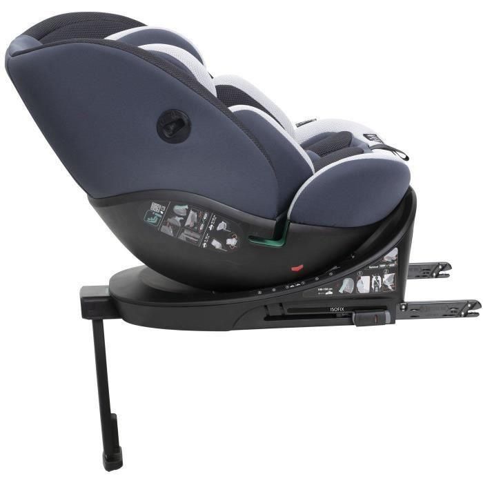 Silla de coche - CHICCO - EVERONE - Grupo 0/1/2/3 - I-Size - Giratoria - Reclinable - Reductora - Plateada 1 Silla de coche - CHICCO - EVERONE - Grupo 0/1/2/3 - I-Size - Giratoria - Reclinable - Reductora - Plateada 1