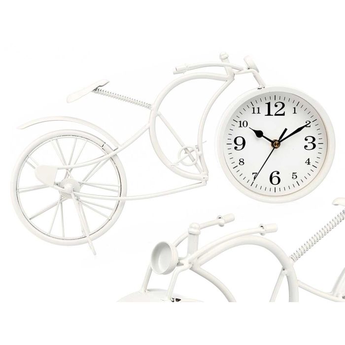 Reloj Forja Bicicleta Blanco 19.5 cm - Giftdecor (4 Unidades) Reloj Forja Bicicleta Blanco 19.5 cm - Giftdecor (4 Unidades)