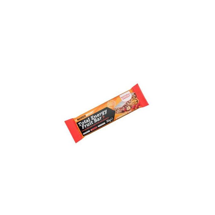 NAMED SPORT Total Energy Fruit Bar Cranberry Nuts Barritas energéticas con Vitaminas para Deportes 25U