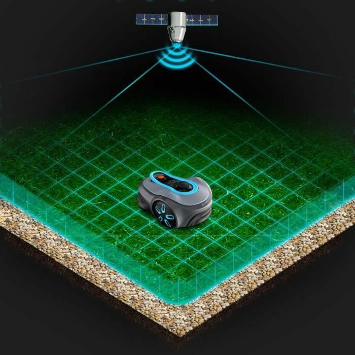 Gardena Smart SILENO Free 1200 Robot Cortacésped, Sin Cables Perimetrales, Superficie 1200 m², GAR4066407025578