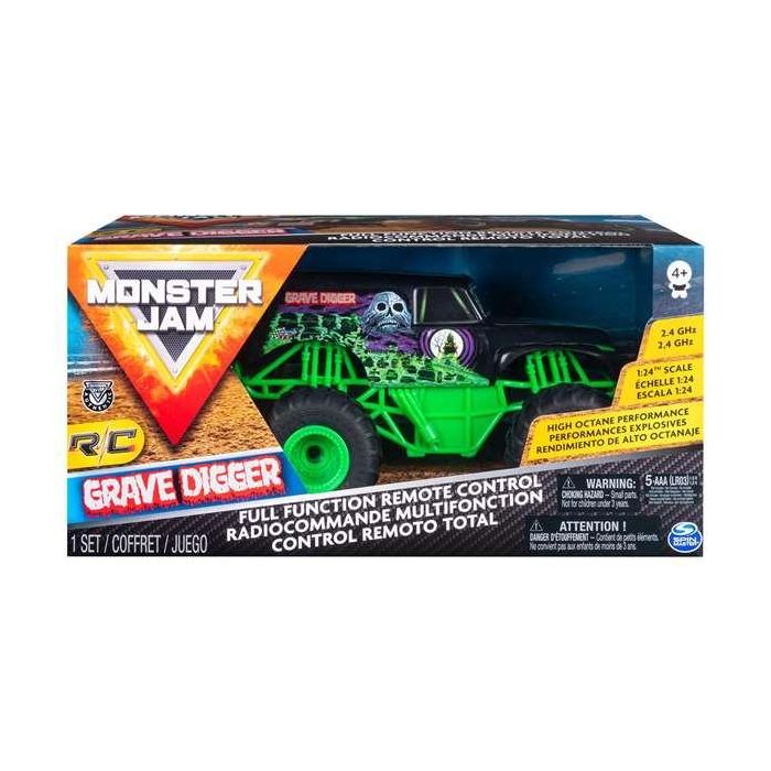 Spin Master 6044955 Monster Jam Grave Digger Coche Teledirigido RC Escala 1:24 Oficial +3 años 0 Spin Master 6044955 Monster Jam Grave Digger Coche Teledirigido RC Escala 1:24 Oficial +3 años 0