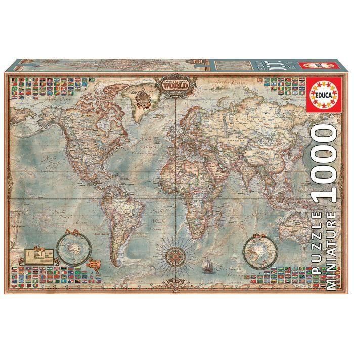 EDUCA - Puzzle Le Monde 1000 piezas