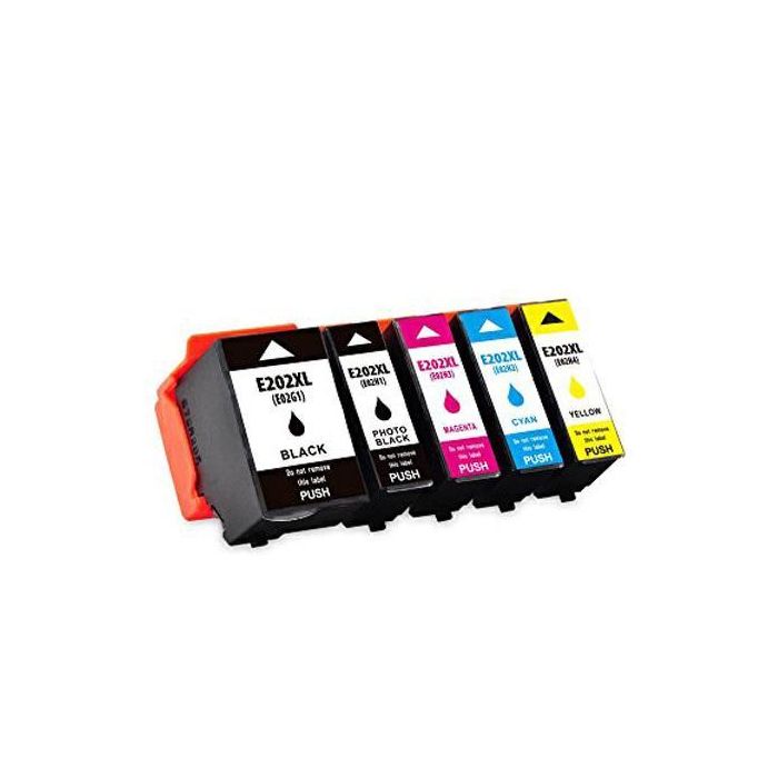 Dayma Cartucho Tinta Compatible Epson 202XL Negro T02G1/T02E1 para XP-6000 XP-6005 XP-6100 XP-6105 1