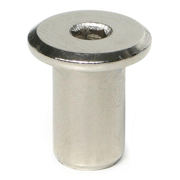 Tubo Union Cegas Cabeza Plana Ø10 M8 Niquelada Longitud 27Mm Ucafix Tubo Union Cegas Cabeza Plana Ø10 M8 Niquelada Longitud 27Mm Ucafix