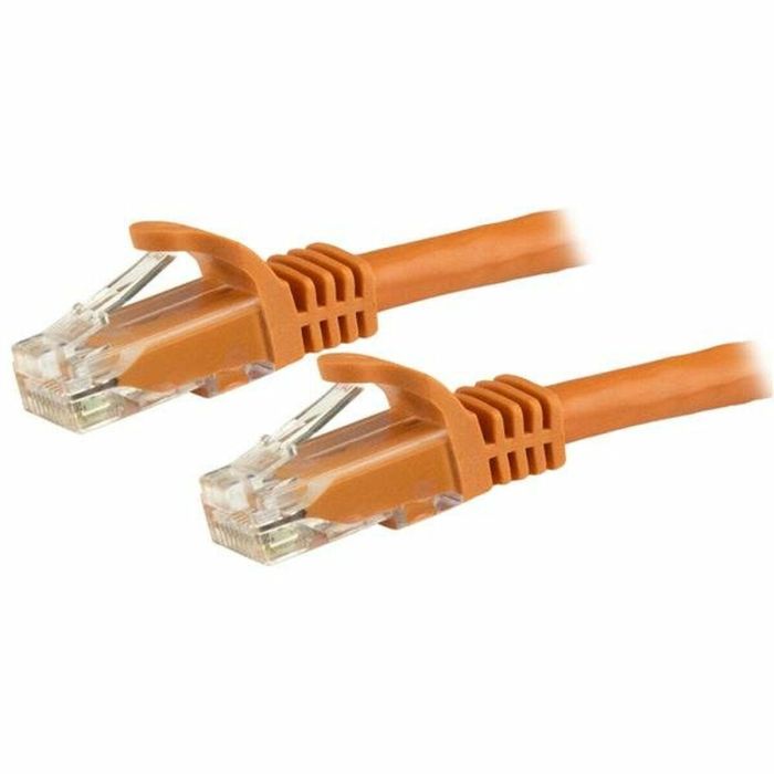 Cable de Red Rígido UTP Categoría 6 Startech N6PATC1MOR 1 m Naranja 0 Cable de Red Rígido UTP Categoría 6 Startech N6PATC1MOR 1 m Naranja 0