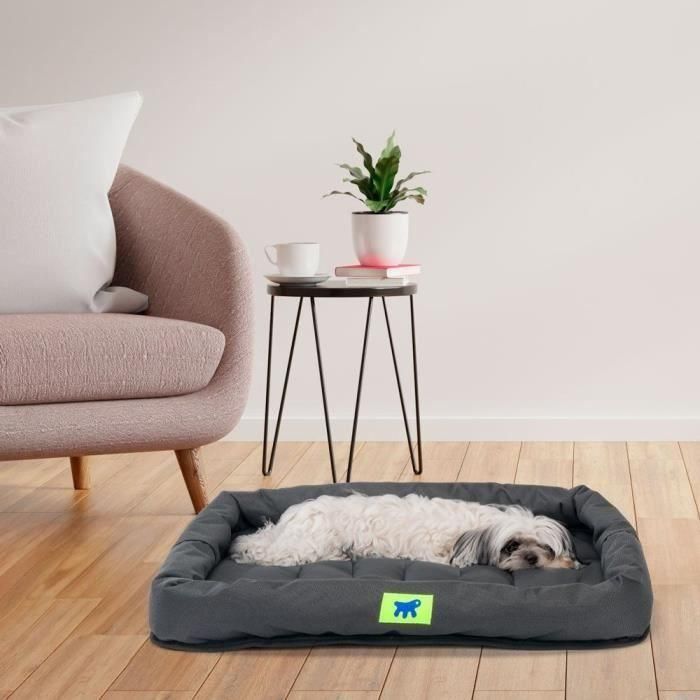 Colchón para perros - FERPLAST - TENDER TECH - 61 x 46 x 5 cm - Negro - Funda desenfundable 1 Colchón para perros - FERPLAST - TENDER TECH - 61 x 46 x 5 cm - Negro - Funda desenfundable 1