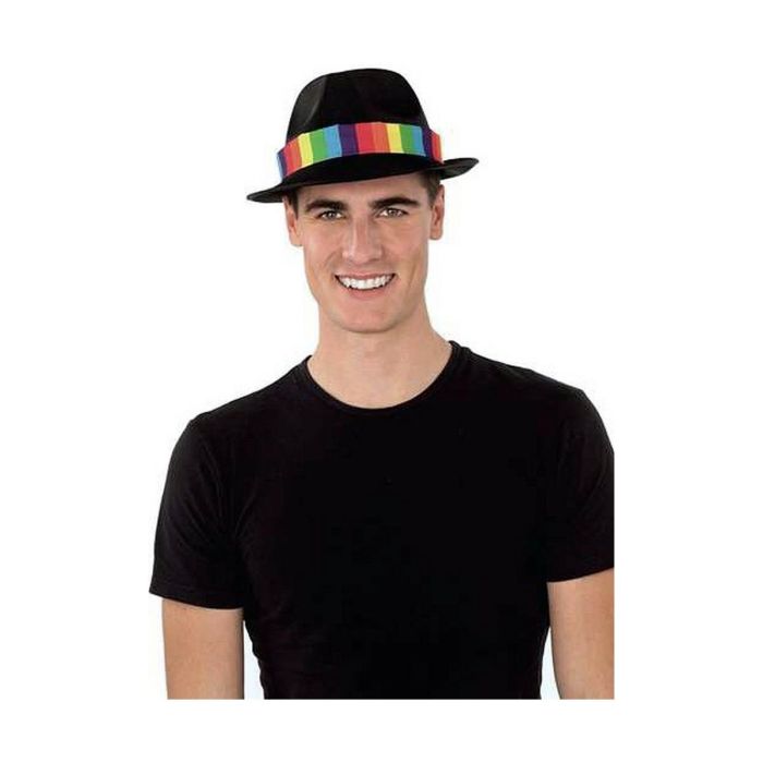 Sombrero ganster negro rainbow 3 Sombrero ganster negro rainbow 3