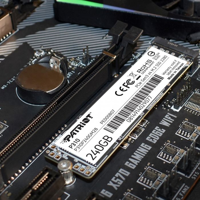 Patriot P310 240 GB M.2 NVMe SSD (PCIe 3.0 x4) para PC/Portátil, 1700 MB/s Lectura, 1000 MB/s Escritura 6 Patriot P310 240 GB M.2 NVMe SSD (PCIe 3.0 x4) para PC/Portátil, 1700 MB/s Lectura, 1000 MB/s Escritura 6