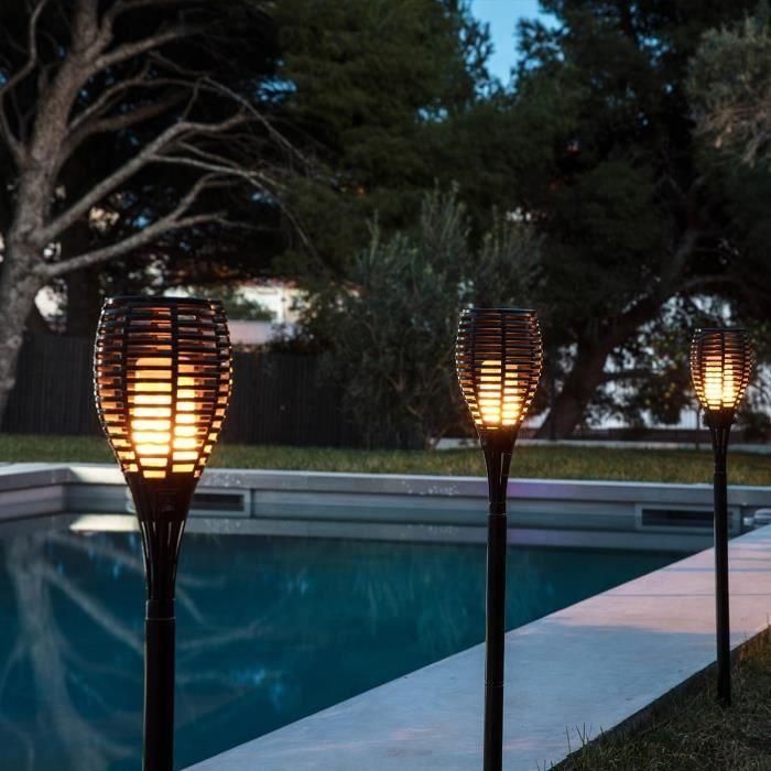 LUMI GARDEN Maity Sun Antorcha Solar - Efecto Llama, LED, 80 cm, Luz Blanco Cálido 3 LUMI GARDEN Maity Sun Antorcha Solar - Efecto Llama, LED, 80 cm, Luz Blanco Cálido 3