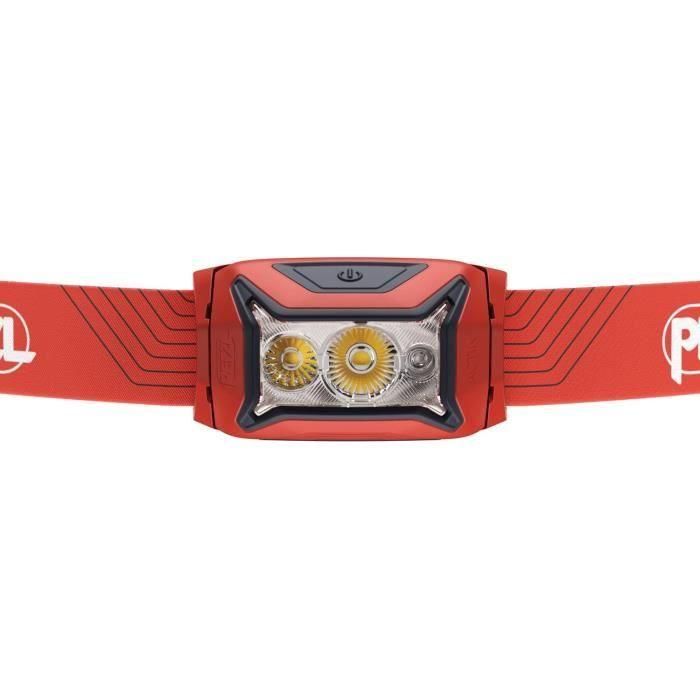 Linterna frontal - PETZL - ACTIK - Running / Trekking - 450 lúmenes - 3 pilas AAA/LR03 incluidas - Roja 1 Linterna frontal - PETZL - ACTIK - Running / Trekking - 450 lúmenes - 3 pilas AAA/LR03 incluidas - Roja 1