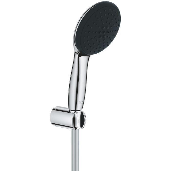 Set de ducha con rociador de 2 chorros, soporte y flexo - GROHE Vitalio Start 110 27950001 - Fácil selección - Ahorro de agua Set de ducha con rociador de 2 chorros, soporte y flexo - GROHE Vitalio Start 110 27950001 - Fácil selección - Ahorro de agua