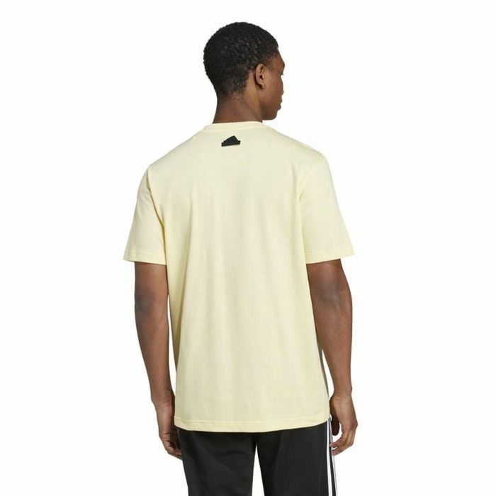 Camiseta de Manga Corta Hombre Adidas House Of Tiro Summer Linear Graphic Amarillo 3