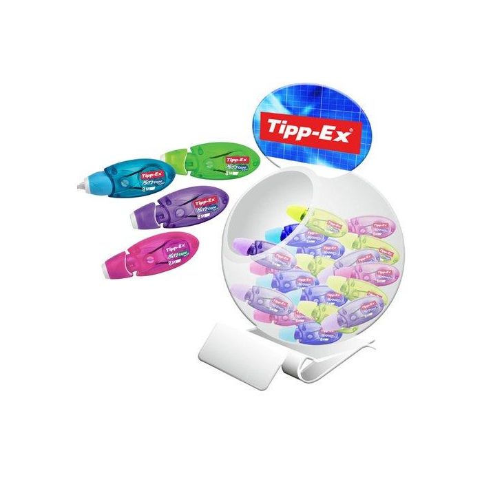 Corrector Cinta Tippex Micro Tape Twist 5 Mm X 8 M Expositor De 60