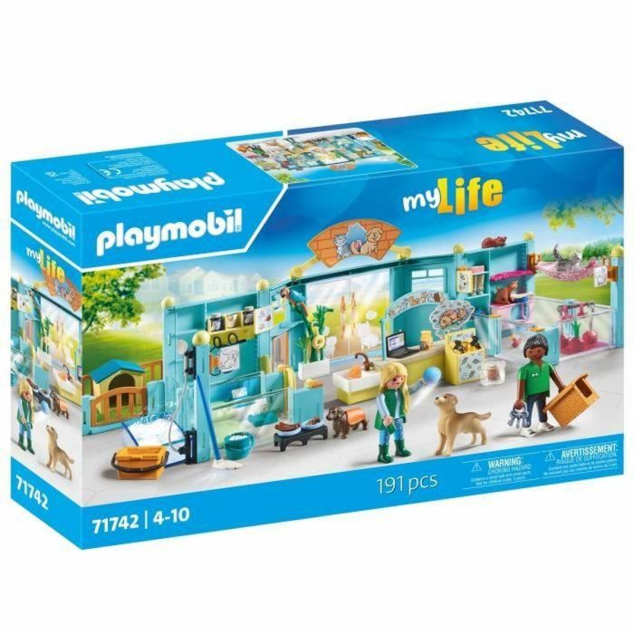 Playmobil Hotel Para Animales - Juego de rol creativo con accesorios - Nº 71742